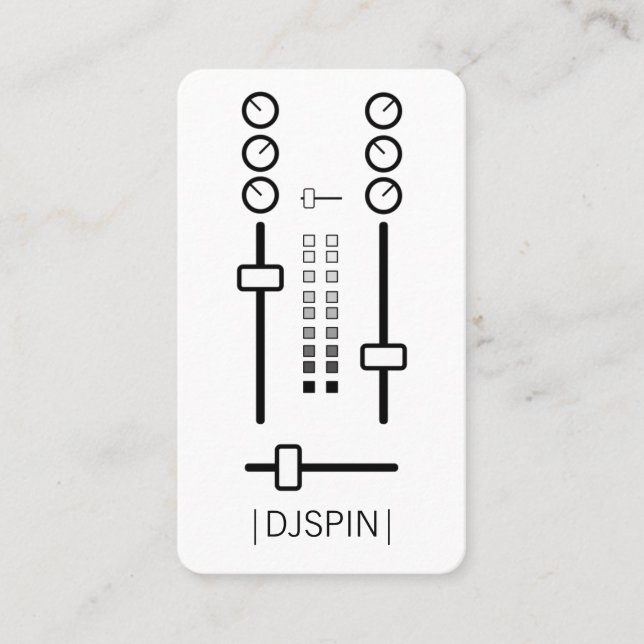 Carte d'emploi DJ (Devant)