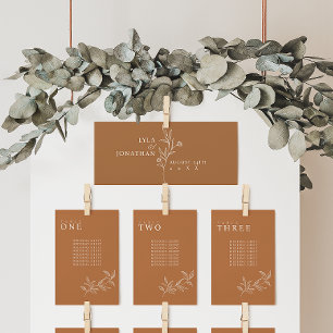 Carte d'en-tête de tableau minimaliste élégant