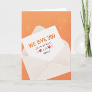 Carte d'encouragement à la pandémie de Coronavirus