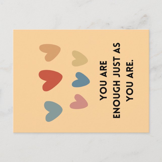 Carte d'encouragement Affirmation (Devant)