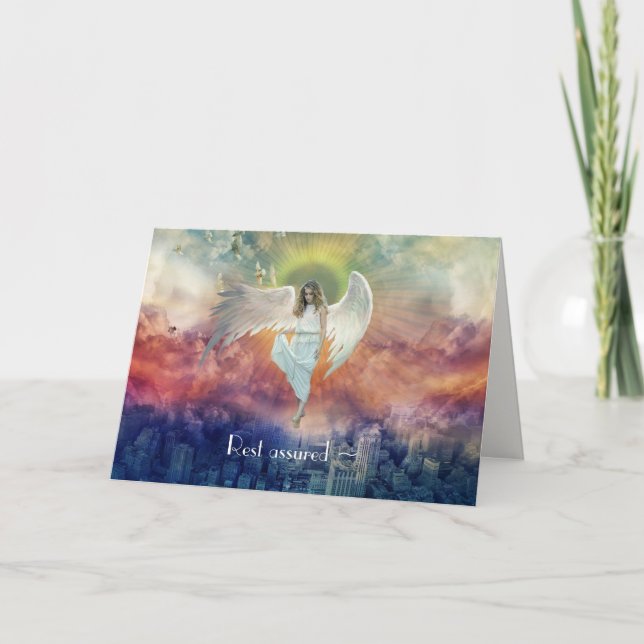 CARTE D'ENCOURAGEMENT ANGEL (Devant)