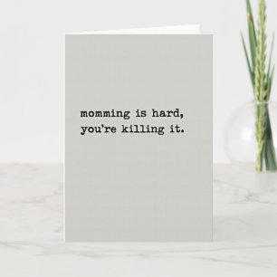 Carte d'encouragement au fil tissé
