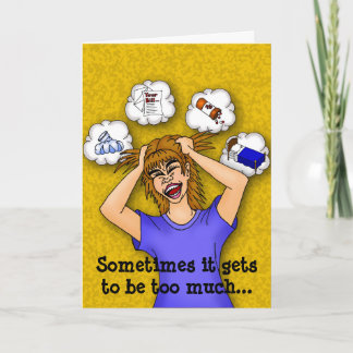 Carte d'encouragement aux aidants