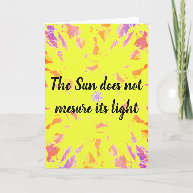 Carte d'encouragement et carte d'inspiration (Devant)