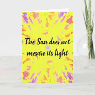 Carte d'encouragement et carte d'inspiration