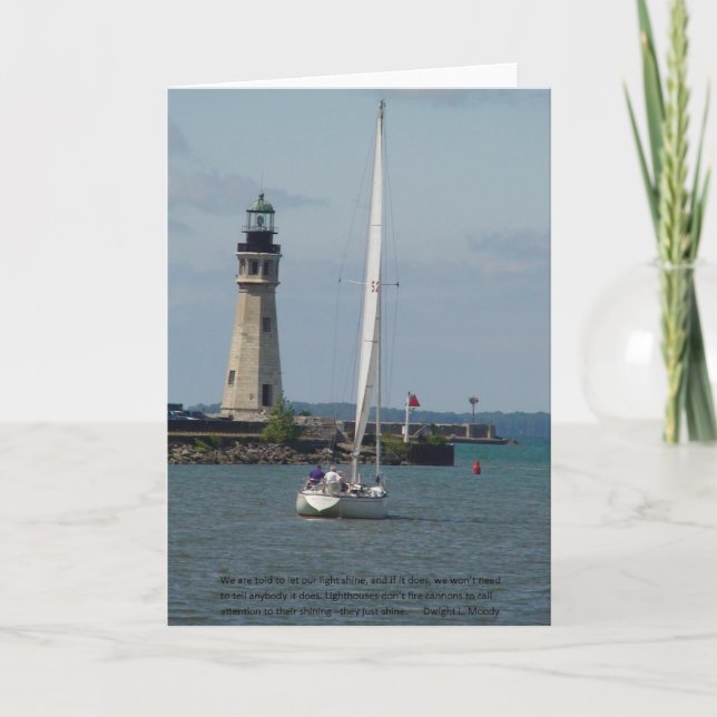 Carte d'encouragement et de soutien - Phare de Buf (Devant)