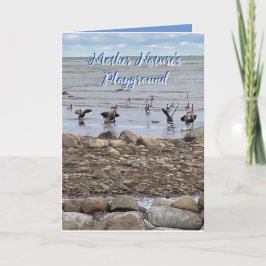 Carte d'encouragement "Mère Nature's Playground"