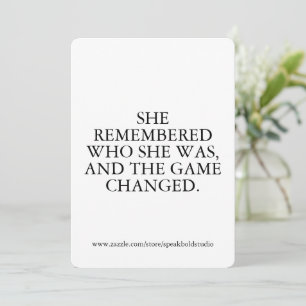 Carte d'encouragement personnalisée pour elle, cad