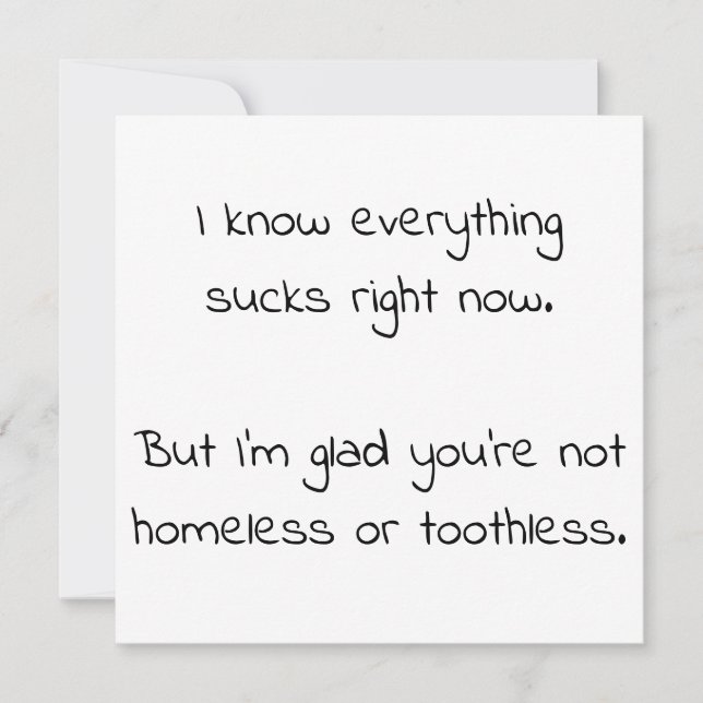 Carte d'encouragement pour les fans de Real Housew (Devant)