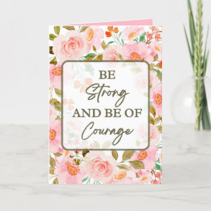 Carte d'encouragement pour les moments difficiles,