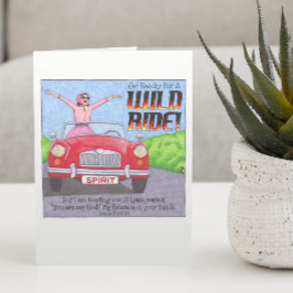 Carte d'encouragement Wild Ride