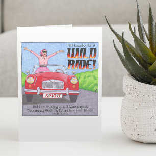 Carte d'encouragement Wild Ride