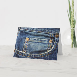 Carte Denim - poche de blue-jean