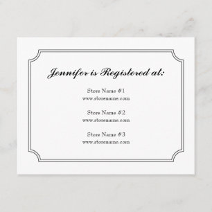 Carte d'enregistrement de Dogwood Plaid