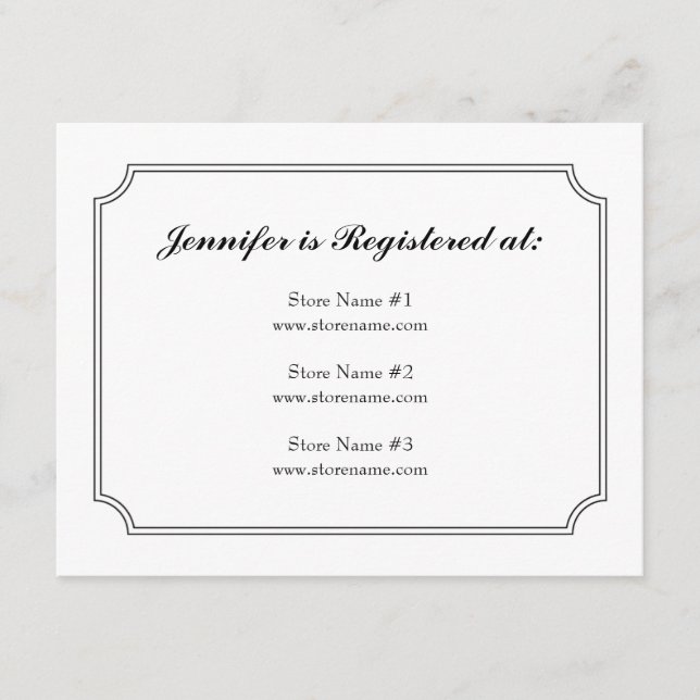 Carte d'enregistrement de Dogwood Plaid (Devant)