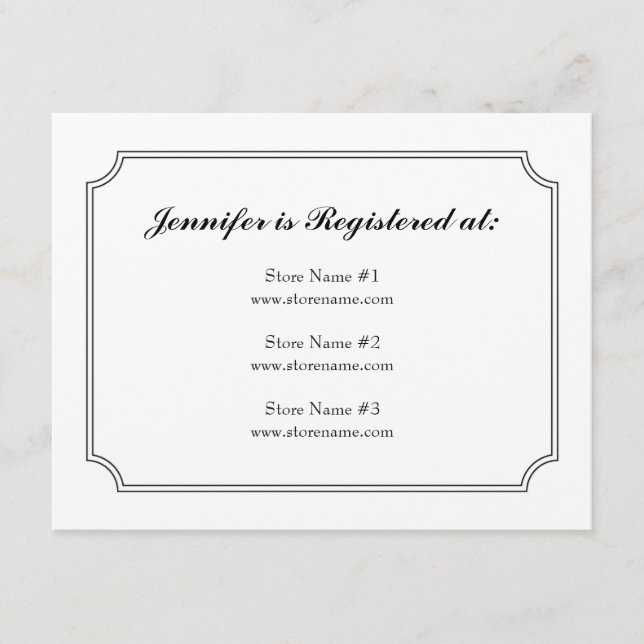Carte d'enregistrement de Dogwood Plaid (Devant)