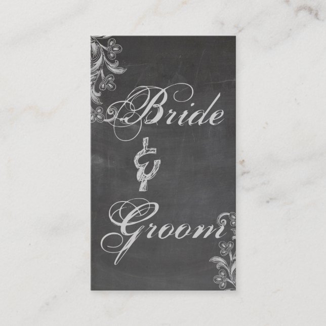 Carte d'enregistrement de la nuptiale florale Chal (Devant)