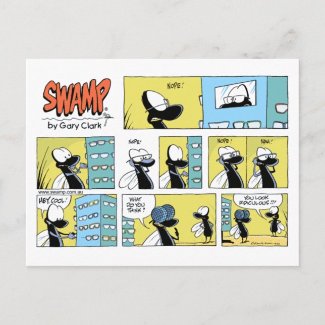 Carte d'enregistrement de l'optométrie de marais (Devant)