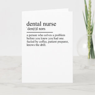 Carte Dental Assistant Dentiste Définition ZFA Dentiste