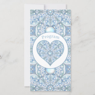 Carte Dentelle Céramique Bleu Clair