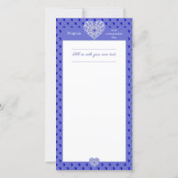 Dentelle en céramique Bleu de Grèce