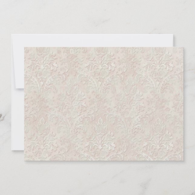 Carte dentelle rose (Devant)