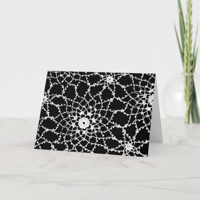 Carte Dentelle vintage tatouée (Devant)