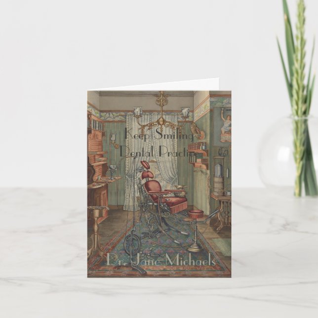 Carte Dential Practice Watercolor (Devant)