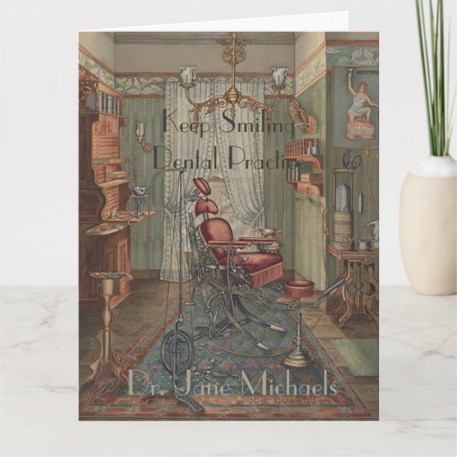 Carte Dential Practice Watercolor (Devant)