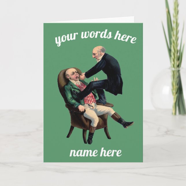 Carte Dentist personnalisable (Devant)