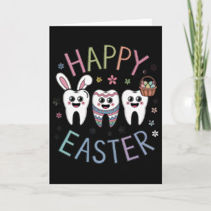 Carte Dentiste de Pâques Dent Doux Dents Dentaires Istan