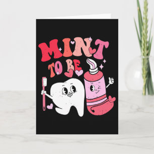 Carte Dentiste Saint-Valentin Menthe Pour Brosse À Dents