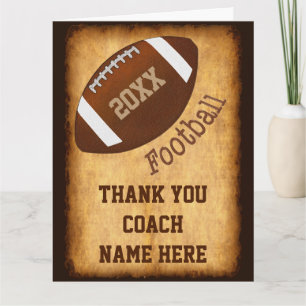 Carte d'entraîneur de football personnalisée, NOMS