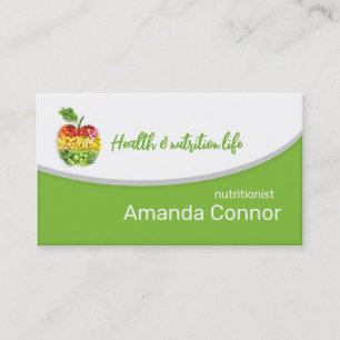 Carte d'entraîneur nutritionniste/nutritionnelle m