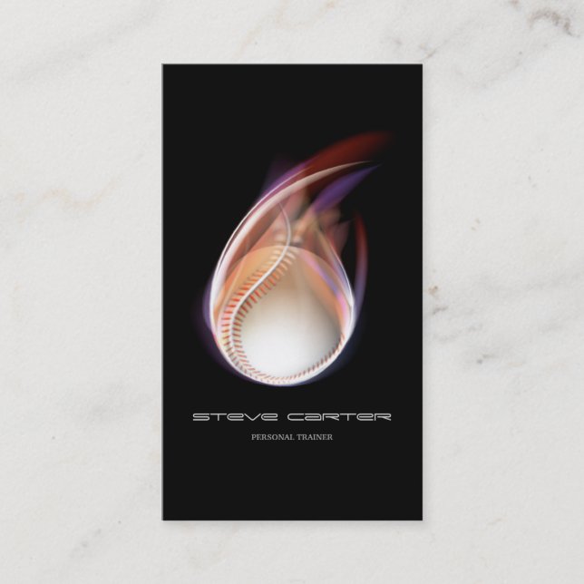 Carte d'entraîneur professionnel de baseball (Devant)