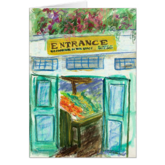 Carte d'entrée du marché (Pike Place Seattle)