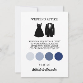 Carte d'entrée Mariage de la côte bleue
