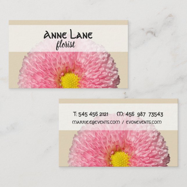 Carte d'entreprise Bloom (Devant / Derrière)