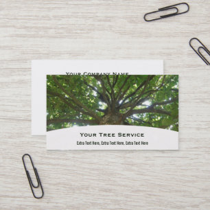 Carte d'entreprise de services d'arbre