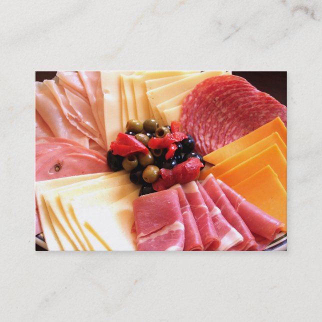 Carte d'entreprise de services de nourriture (Devant)