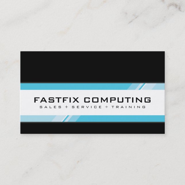 CARTE D'ENTREPRISE technologie moderne (Devant)