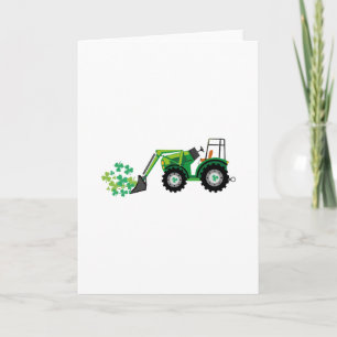 Carte Dépanneuse de shamrocks du jour de St Patrick pour