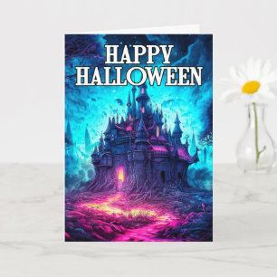 Carte Déplaisant Haunted Mansion Bonne Halloween