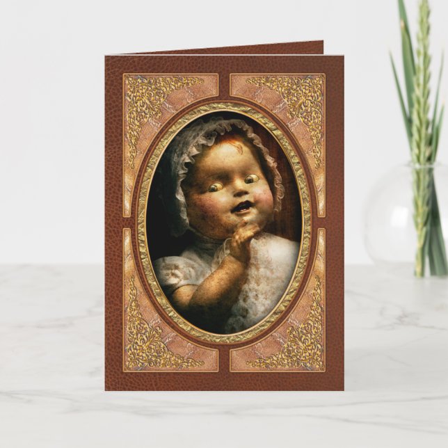 Carte Déplaisant - Poupée - Venez jouer avec moi (Devant)