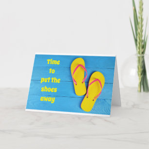 CARTE DÉPOSEZ LES CHAUSSURES ET RETIREZ VOS FLOPS