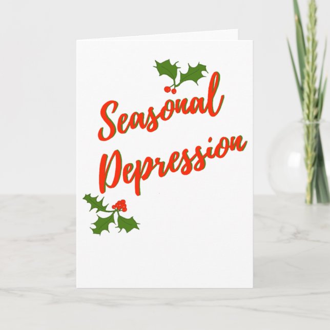 Carte Dépression saisonnière (Bonnes Fêtes) (Devant)
