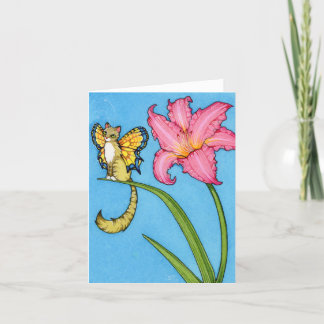 Carte d'ÉQUILIBRE féerique de chats de chat mignon