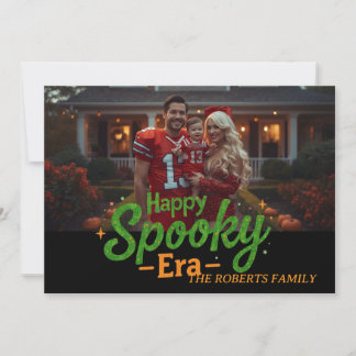 Carte d'ère effrayante joyeuse, carte de Halloween