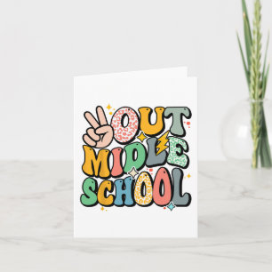 Carte Dernier Jour De Chemise De L'École Secondaire Paix