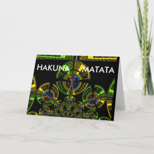Carte Dernier motif culturel maasaï africain